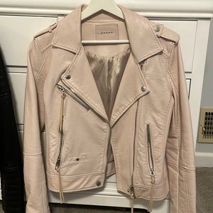 BlankNYC Baby Pink Leather Jacket